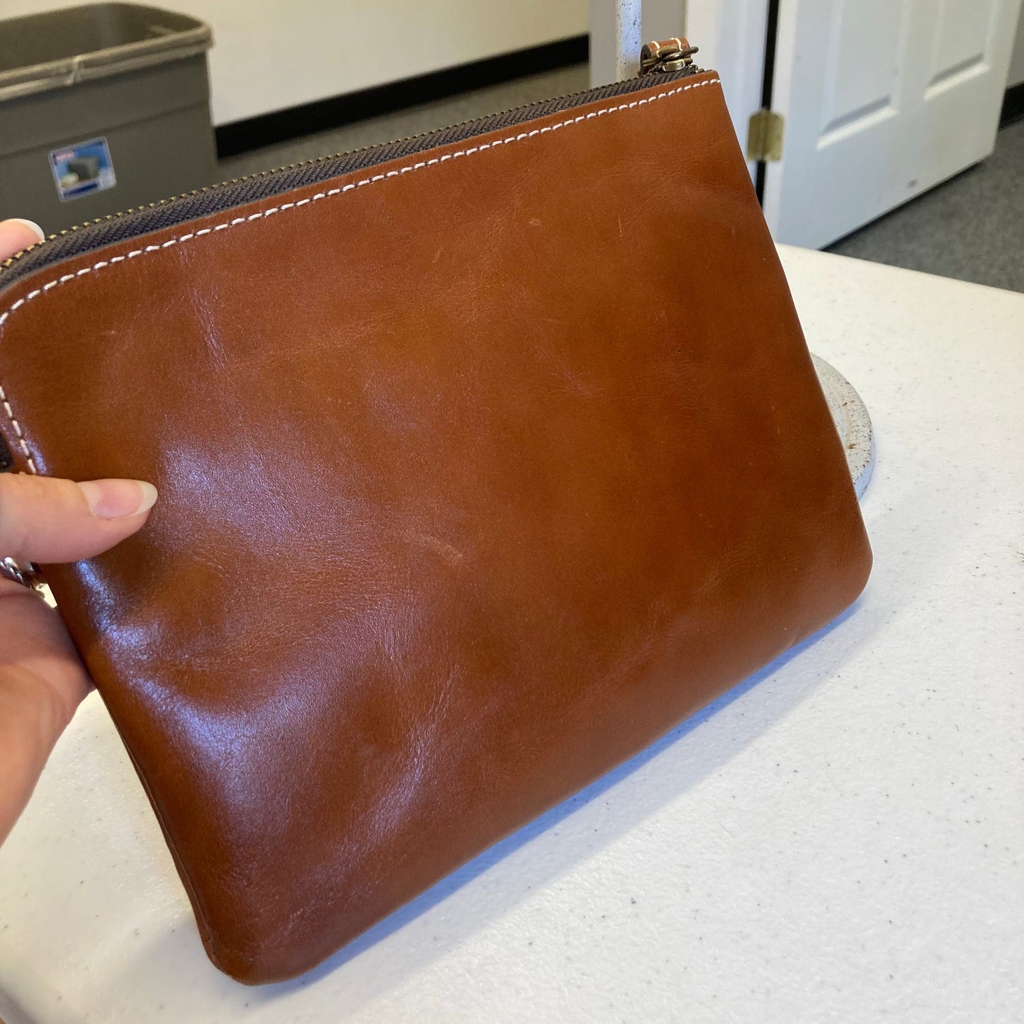 Wristlet Designer By Patricia Nash In Brown, Size:Medium