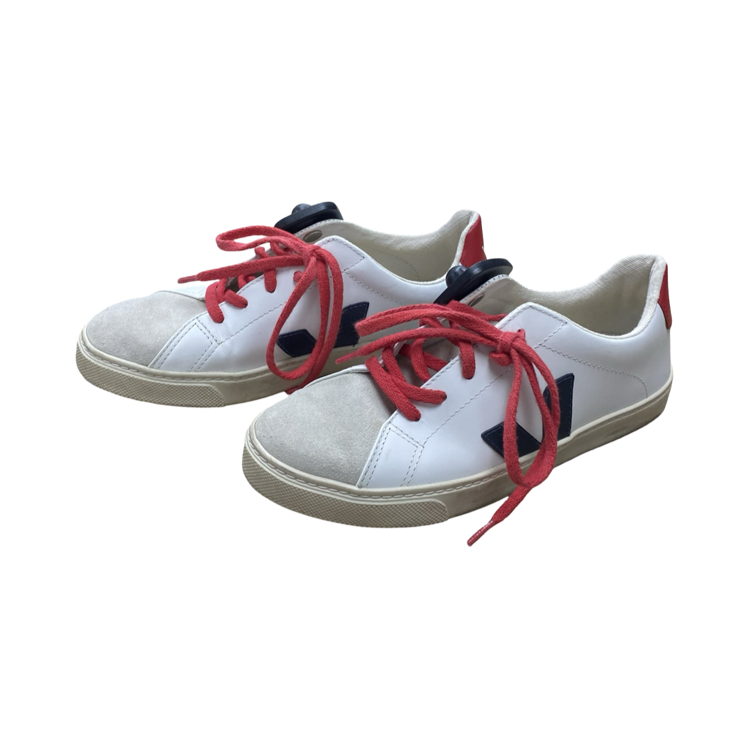 Shoes Sneakers By Veja In Red & White, Size:5