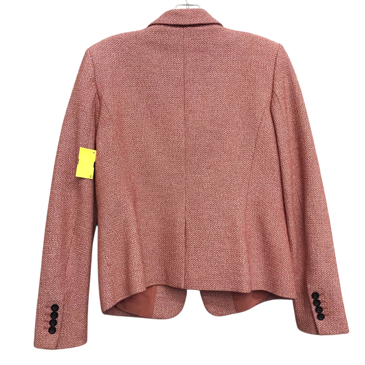 Blazer By Ann Taylor In Orange & Tan, Size:M