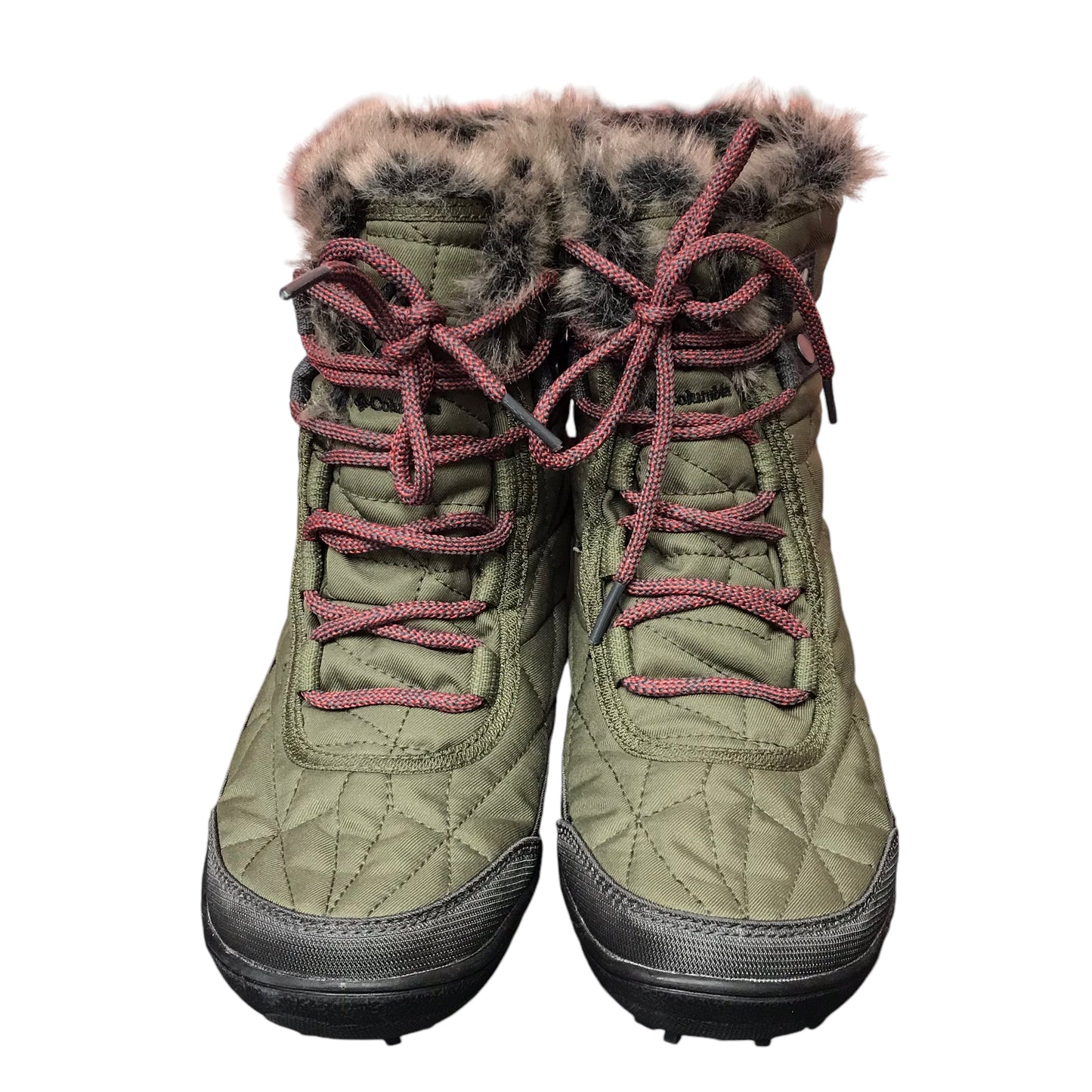 Boots Snow By Columbia In Green, Size:7