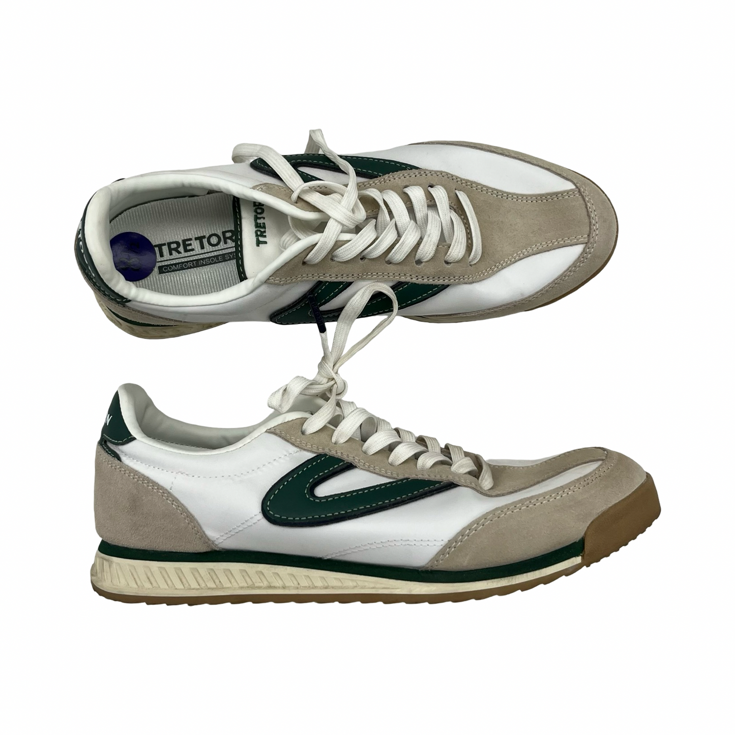 Shoes Sneakers By Tretorn In Green & White, Size:8.5