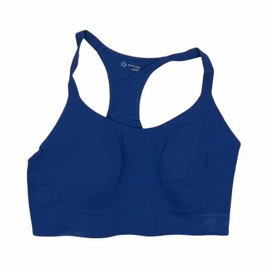 Athletic Bra By Aerie In Blue, Size:L
