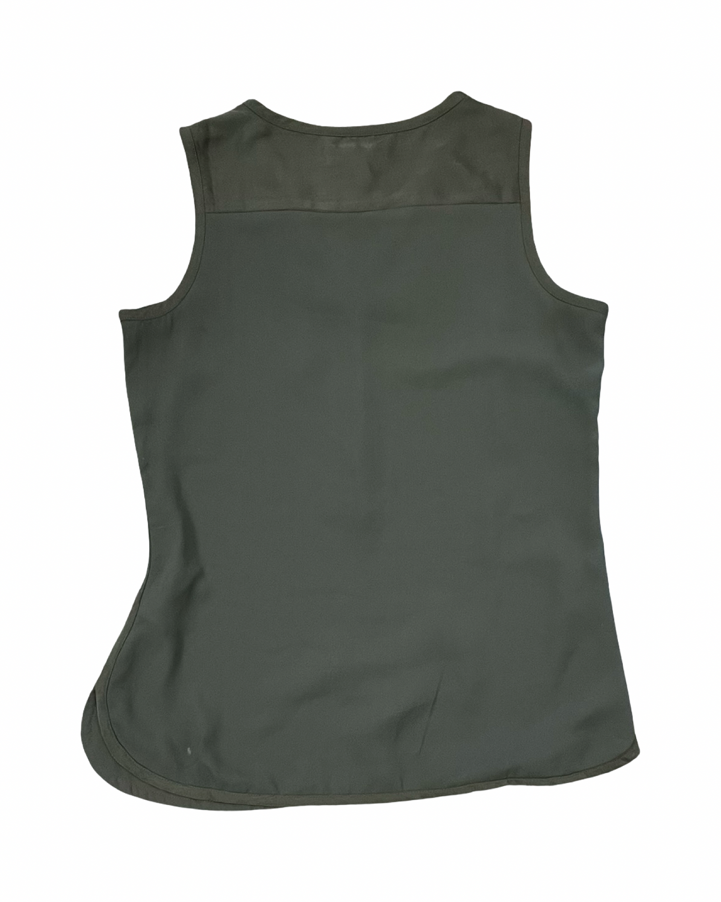 Top Sleeveless By Banana Republic In Green, Size:Xs