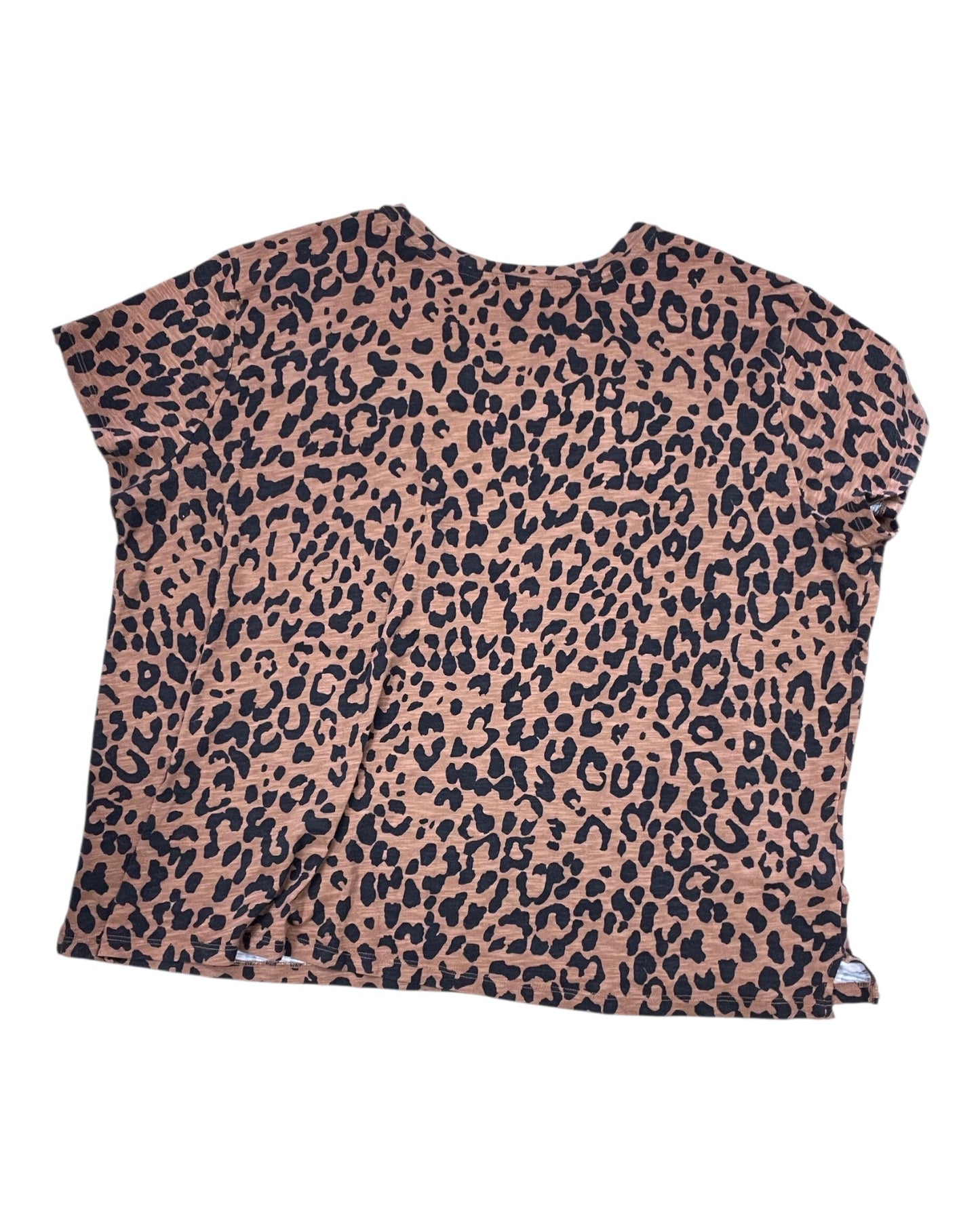 Top Ss By Maurices In Animal Print, Size:2X