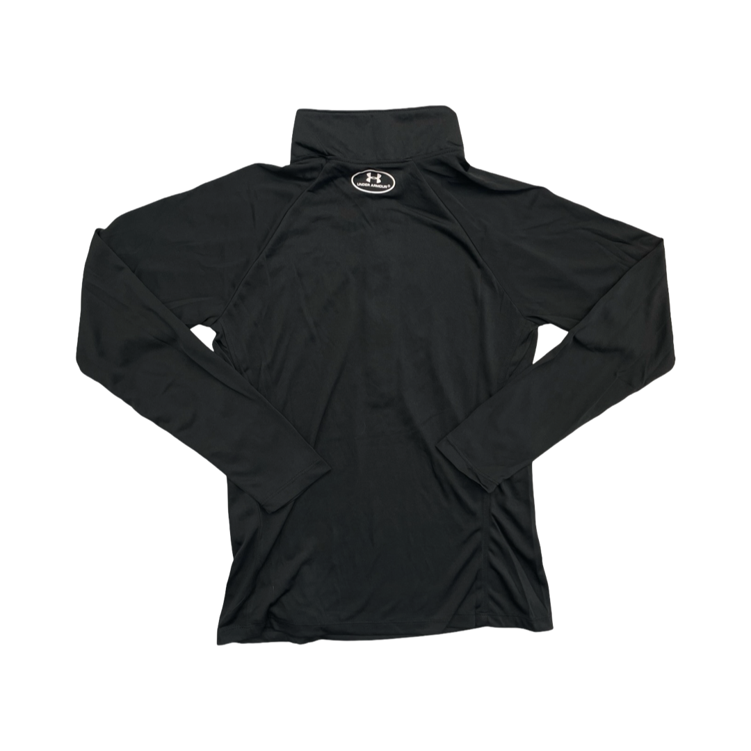 Athletic Top Ls Collar By Under Armour In Black, Size:S