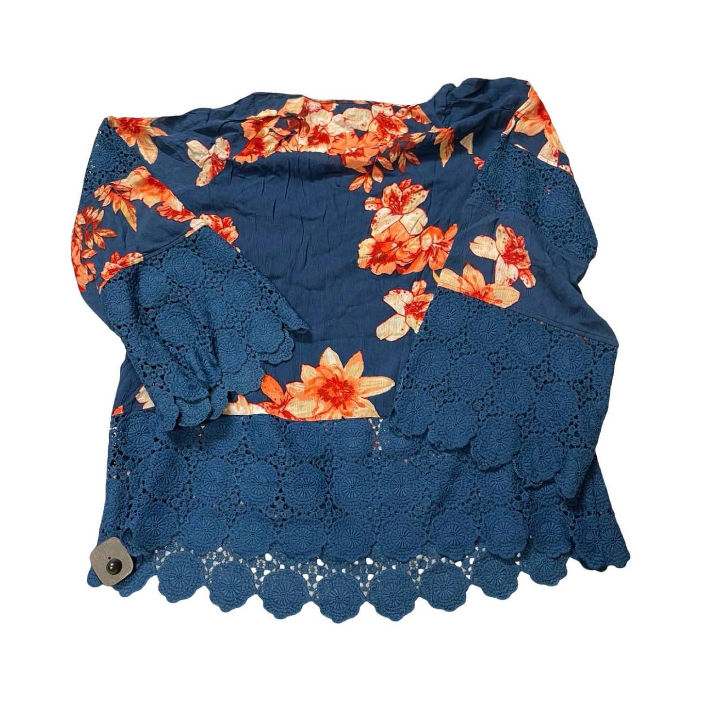 Top Ls By Cmc In Blue & Orange, Size:L
