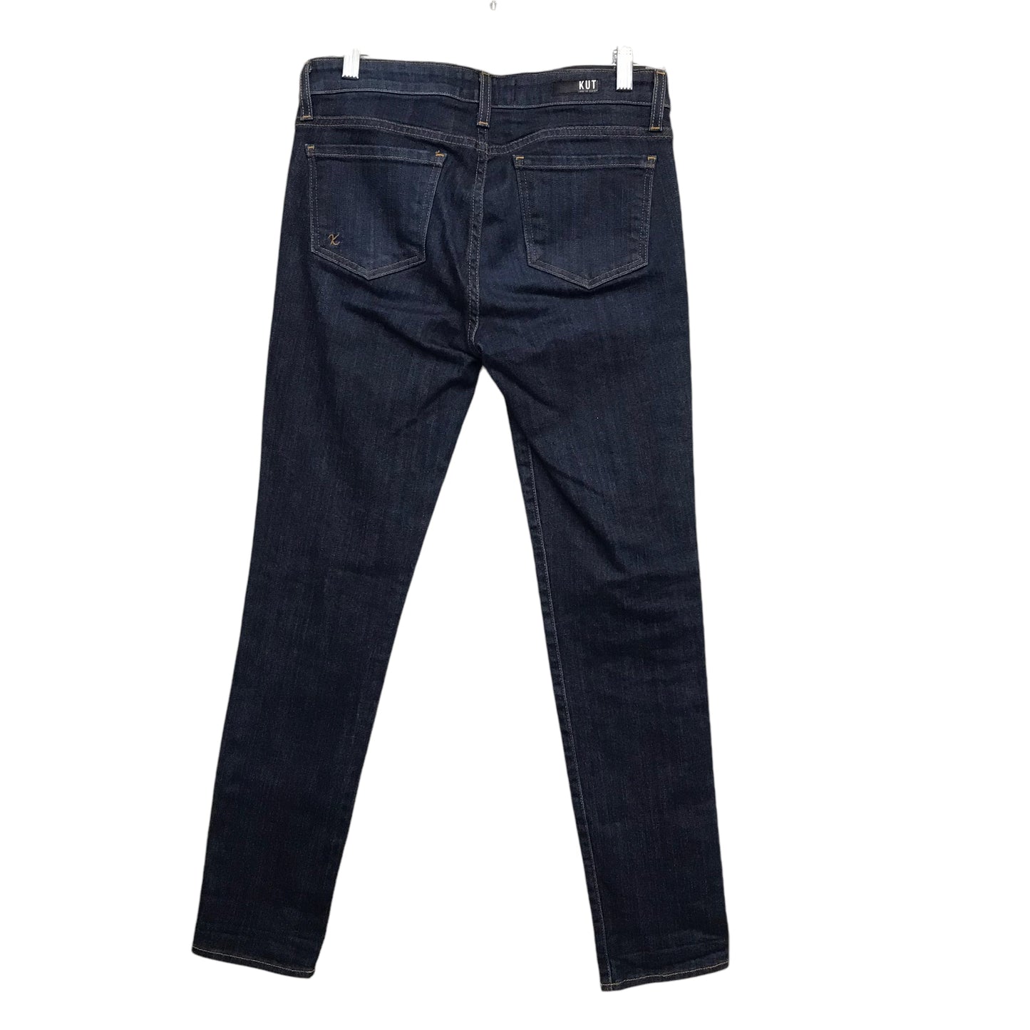 Jeans Straight By Kut In Blue Denim, Size:2