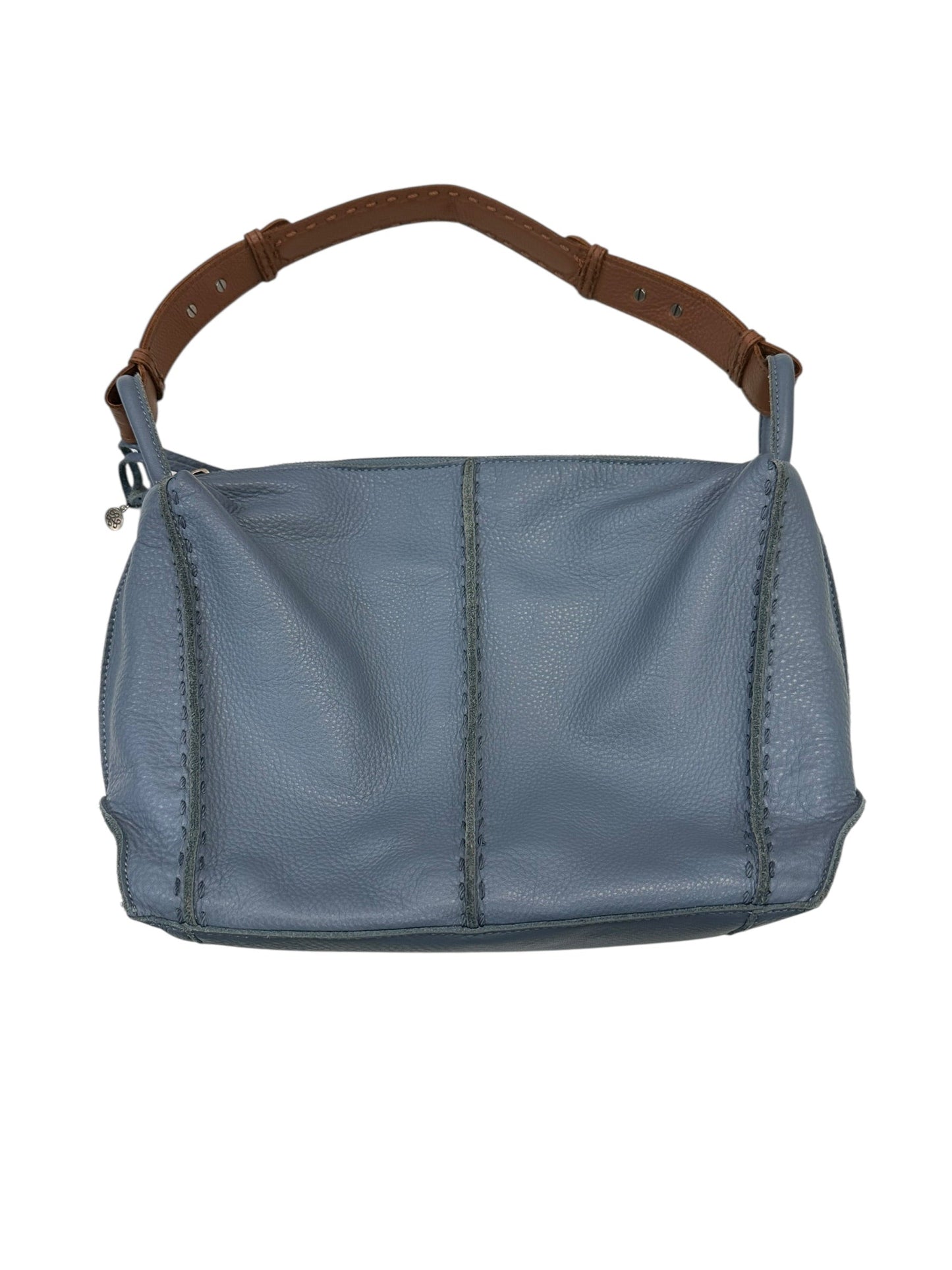 Handbag Leather By The Sak In Blue, Size:Medium