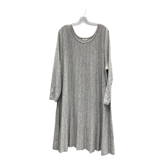 Dress Casual Short By Kaktus In Grey, Size:1X