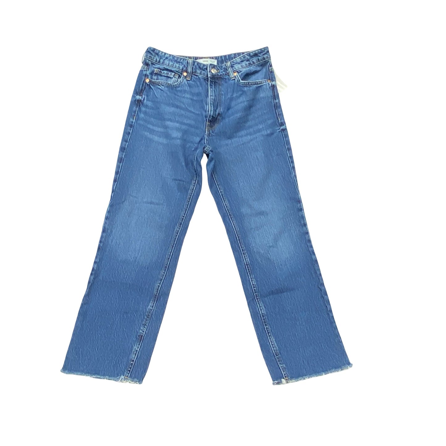 Jeans Straight By Mng In Blue Denim, Size:6