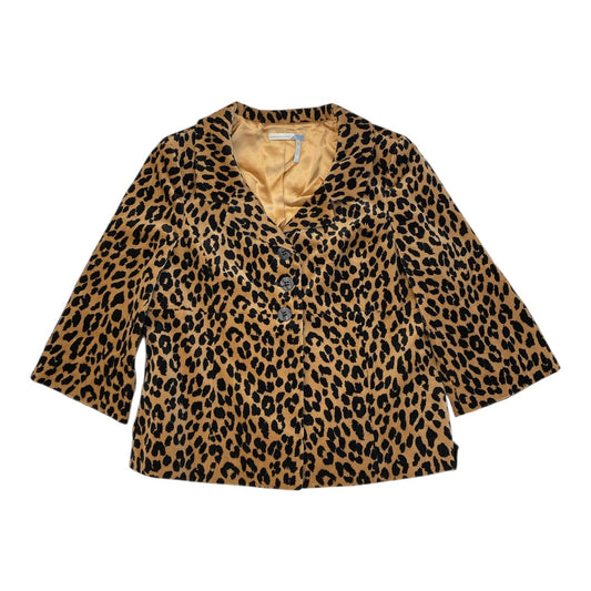 Blazer By Classiques Entier In Animal Print, Size:L