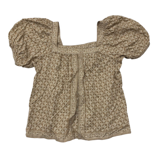 Top Ss By Max Studio In Brown & White, Size:M