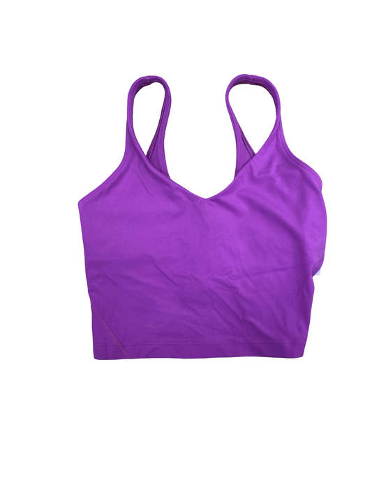 Athletic Tank Top By Lululemon In Purple, Size:4