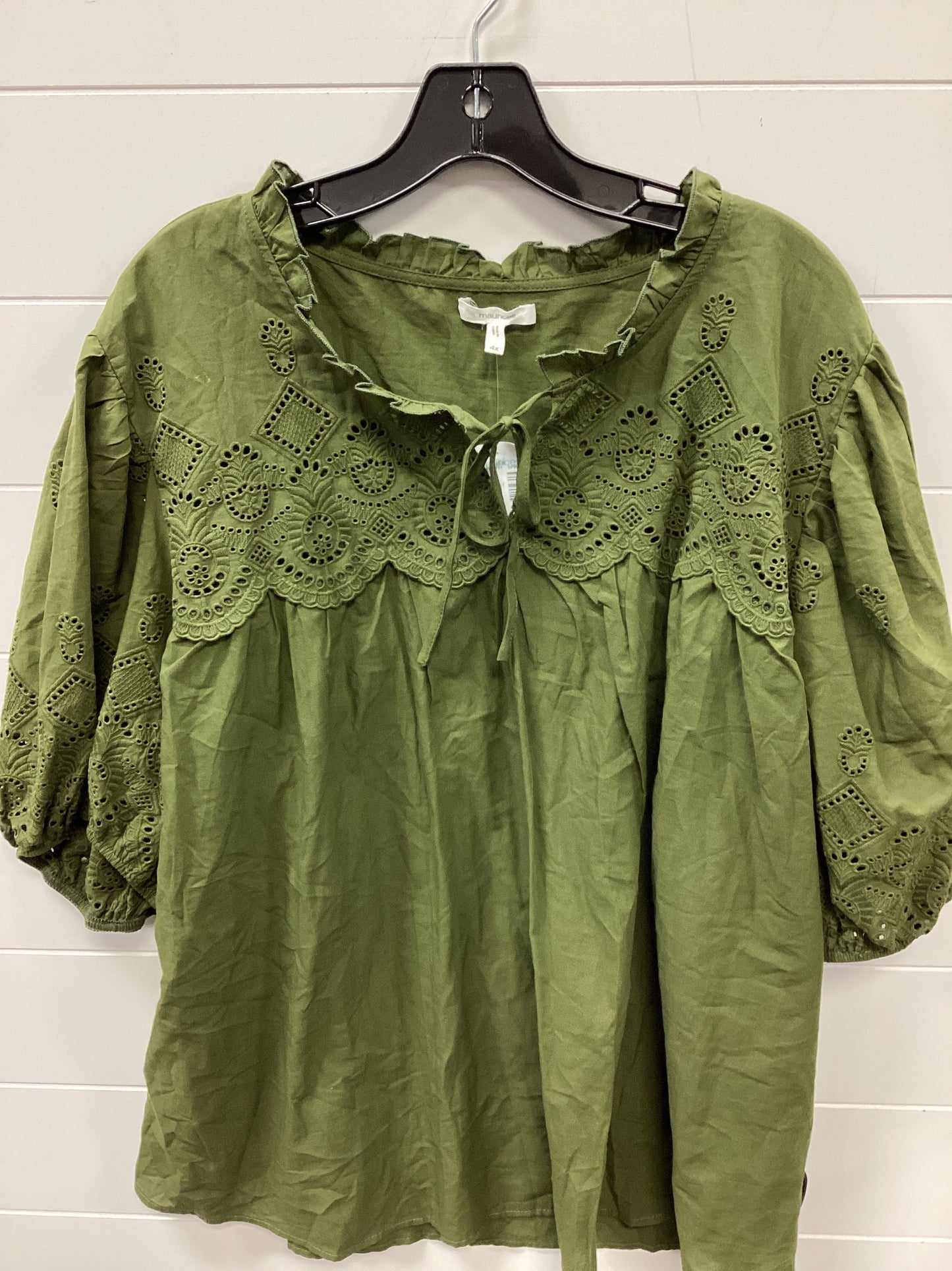 Top Ss By Maurices In Green, Size:4X