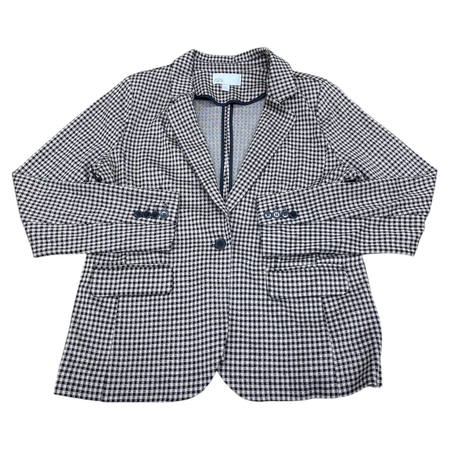 Blazer By Nordstrom In Checkered Pattern, Size:L