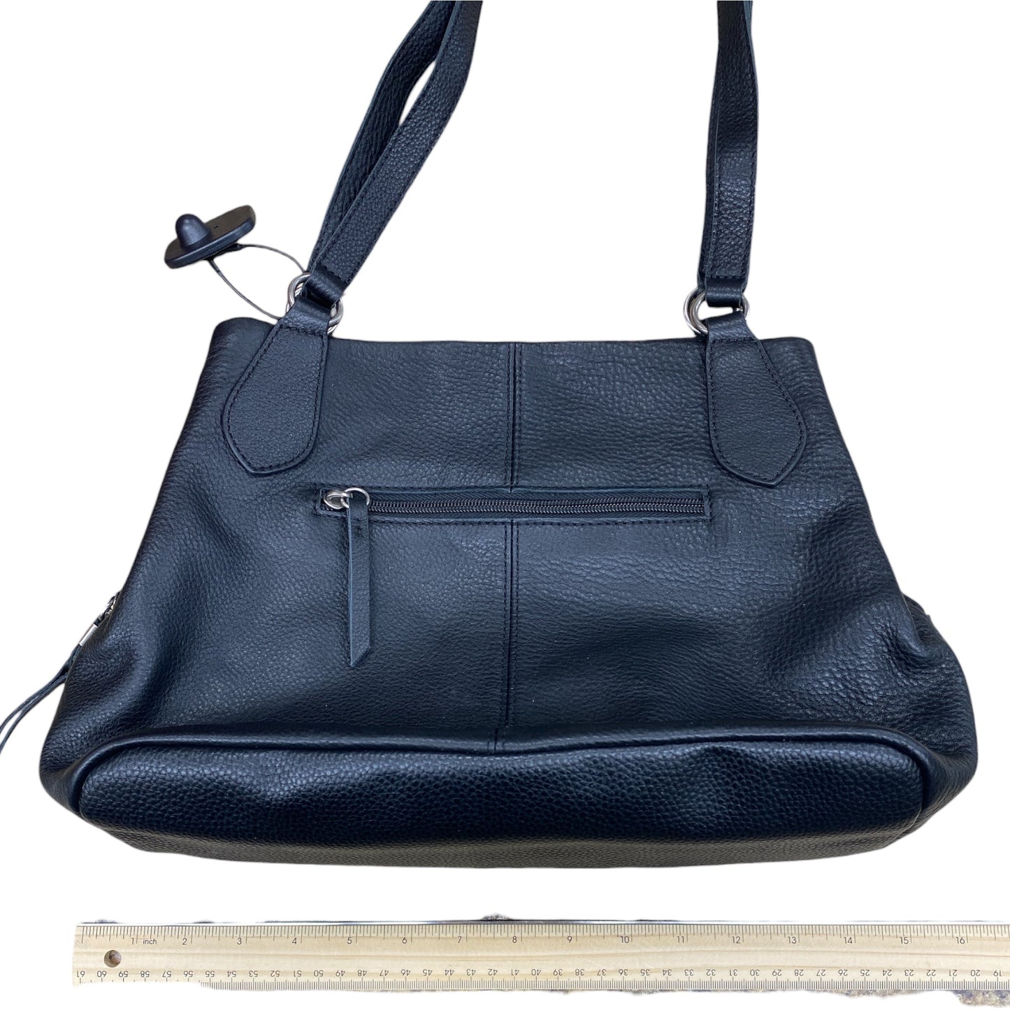 Handbag Leather By The Sak In Black & Silver, Size:Small