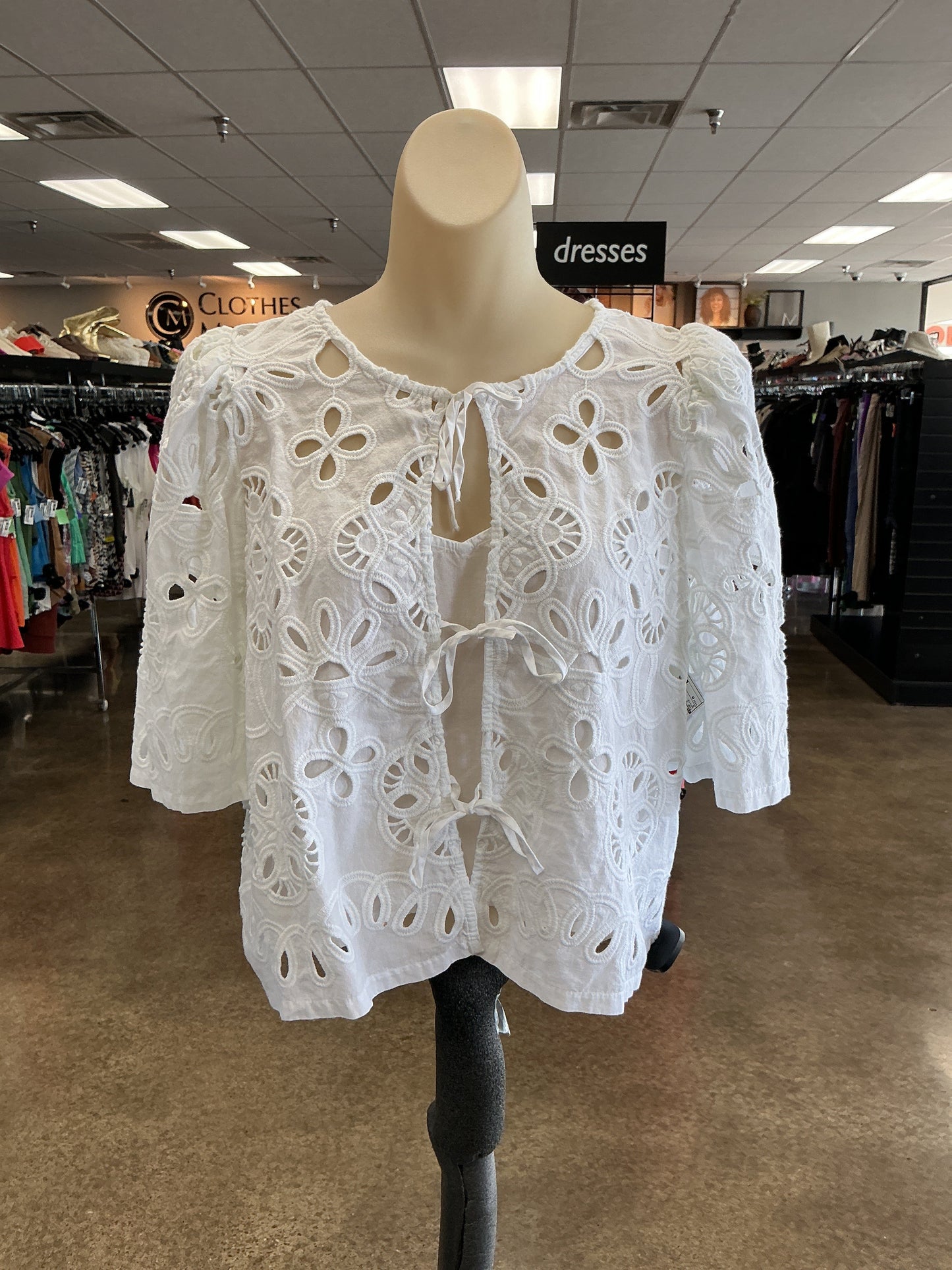 Top Ss By Ann Taylor In White, Size:M