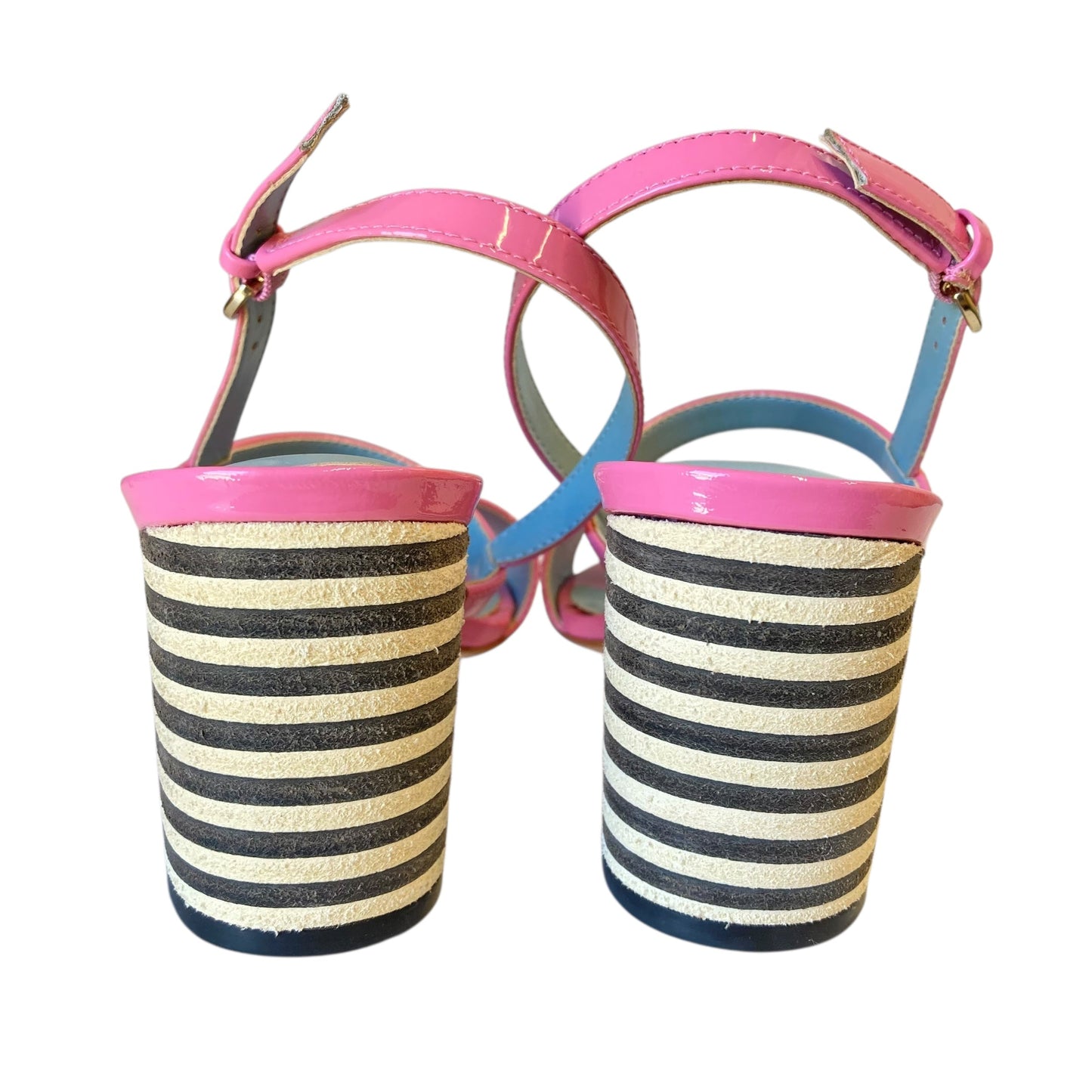 Sandals Heels Block By Frances Valentine In Pink, Size:6