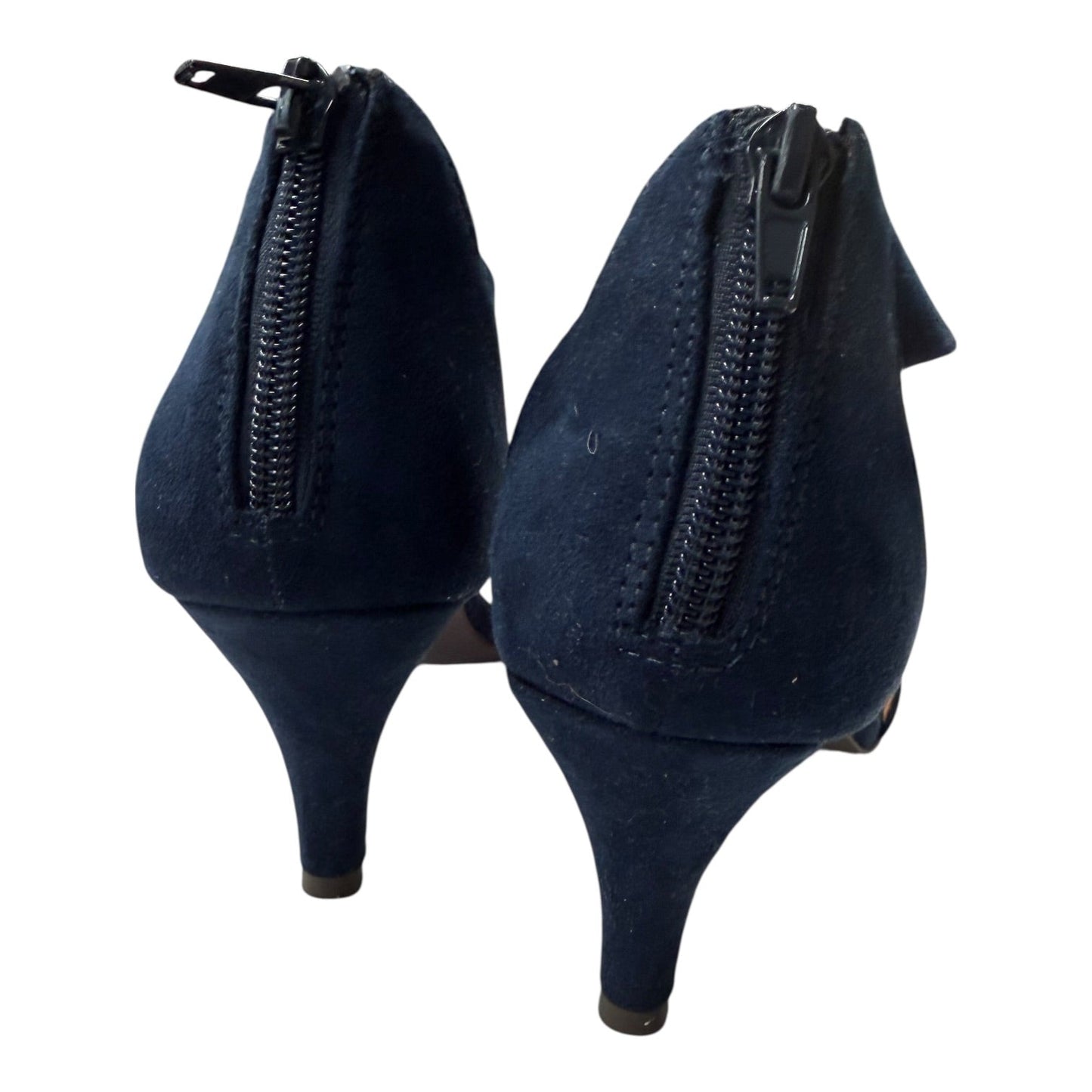 Sandals Heels Kitten By Style And Company In Navy, Size:7.5