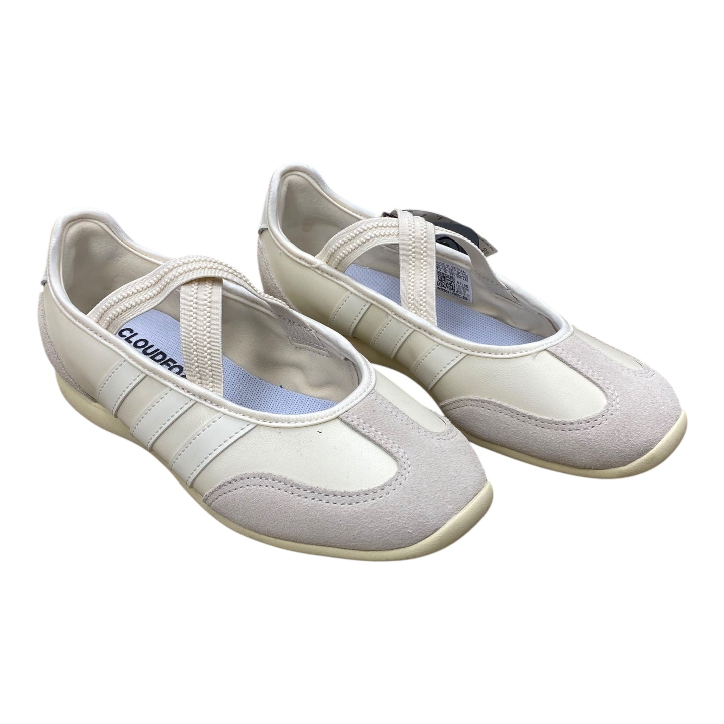 Shoes Athletic By Adidas In Cream, Size:7.5
