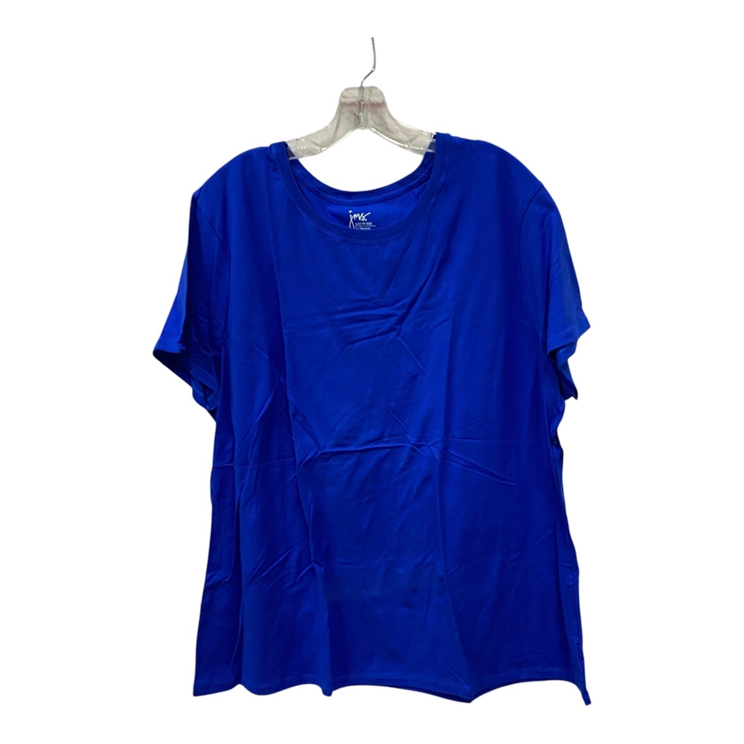 Top Ss Basic By Just My Size In Blue, Size:3X