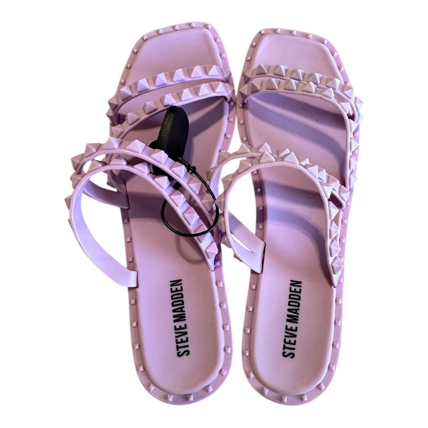 Sandals Flats By Steve Madden In Purple, Size:8
