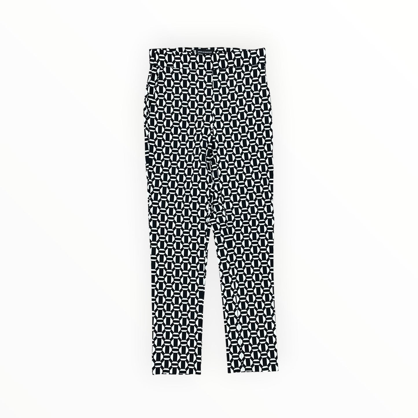 Pants Dress By Jules & Leopold In Black & Cream, Size:Xs