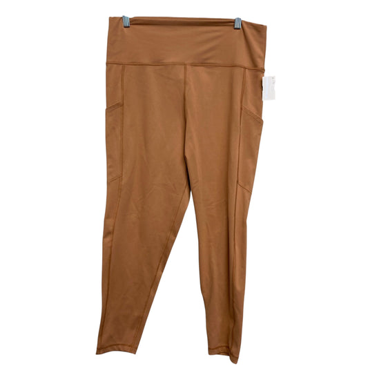 Athletic Leggings By American Eagle In Brown, Size:Xl