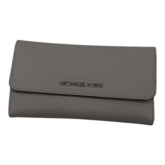 Wallet Designer By Michael Kors In Grey, Size:Medium