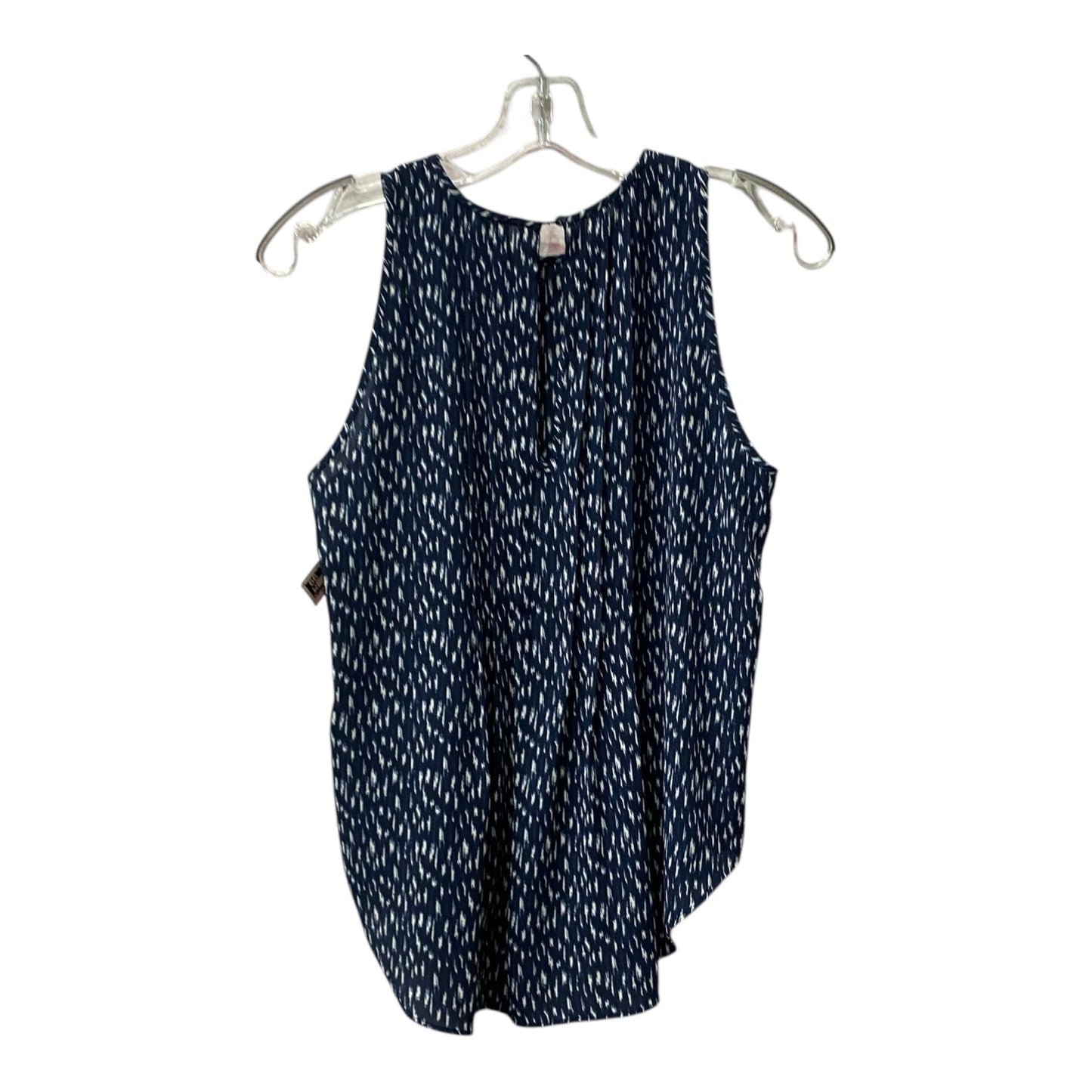 Top Sleeveless By Ann Taylor In Blue, Size:Xs