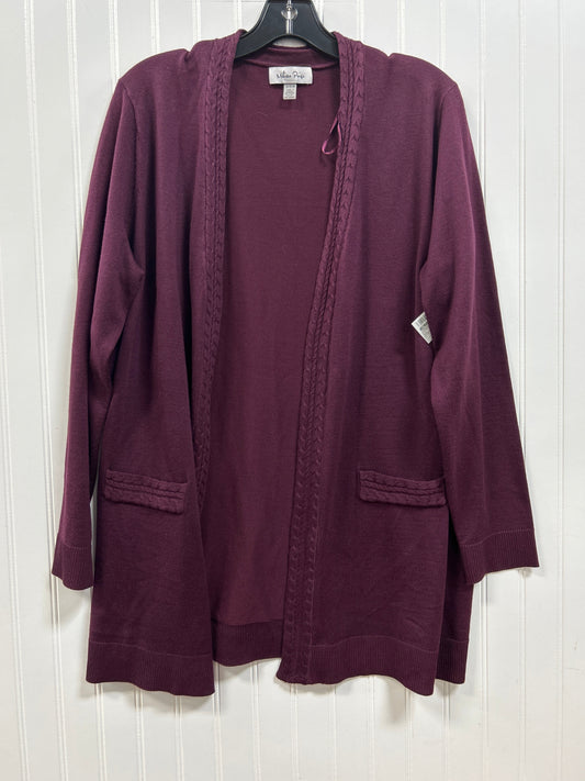Cardigan By Melissa Paige In Purple, Size:Xl