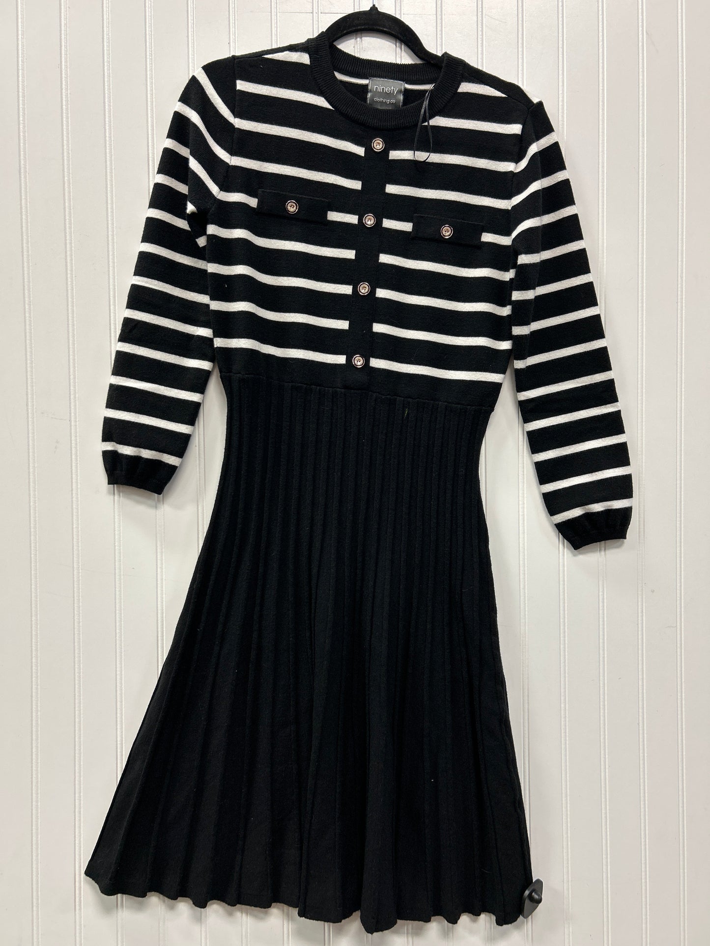 Dress Casual Midi By Cmc In Black, Size:S