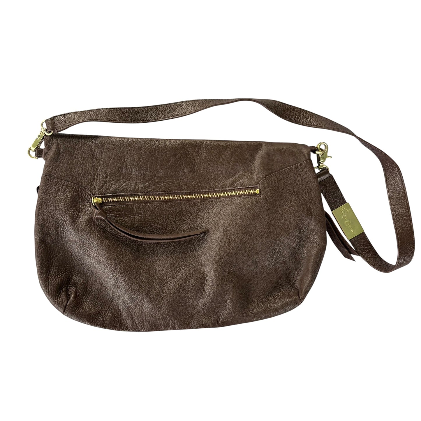 Handbag Leather By Foley + Corinna, Size: Medium