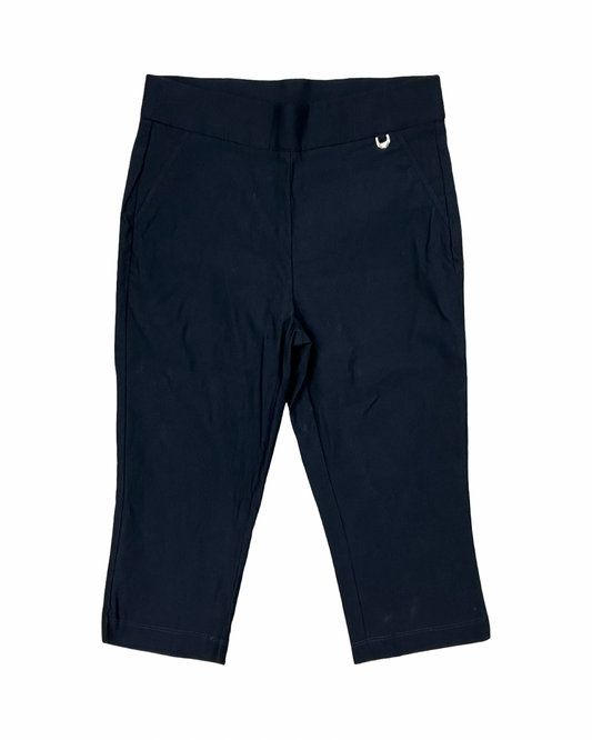 Pants Cropped By Rafaella In Black, Size:6L