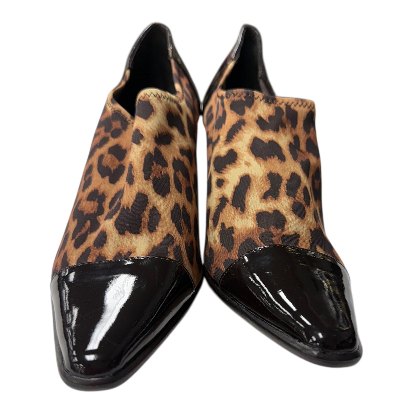 Shoes Heels Kitten By Donald Pliner In Black & Brown, Size:7