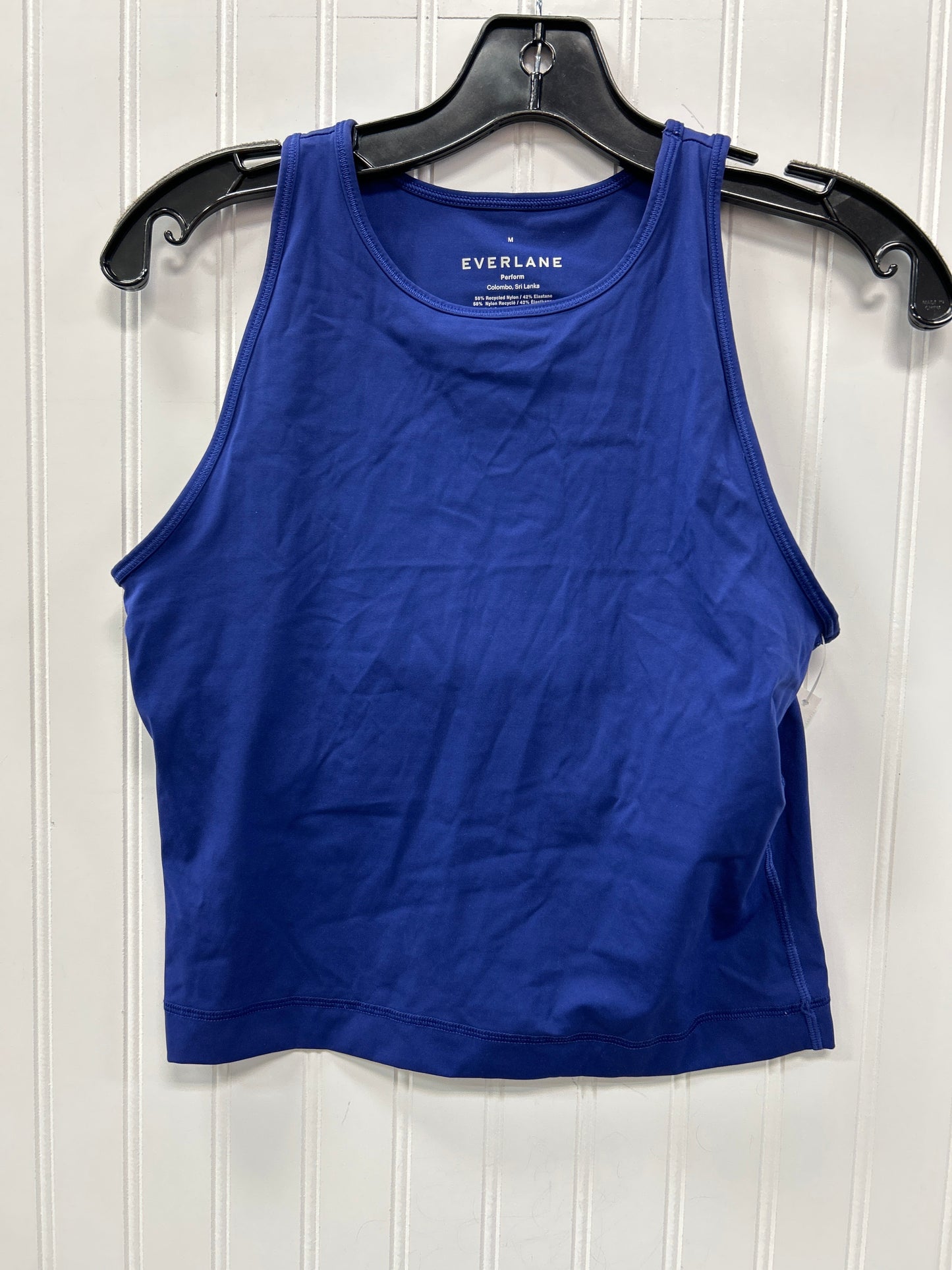 Athletic Tank Top By Everlane In Blue, Size:M