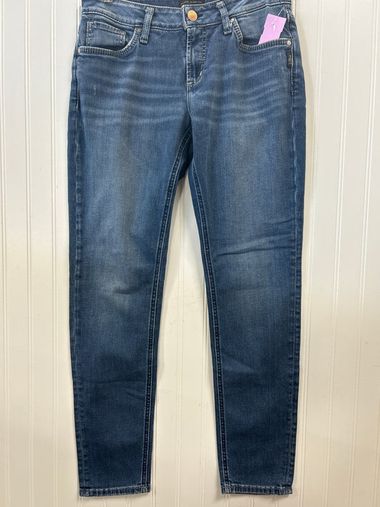 Jeans Skinny By Silver In Blue Denim, Size:6