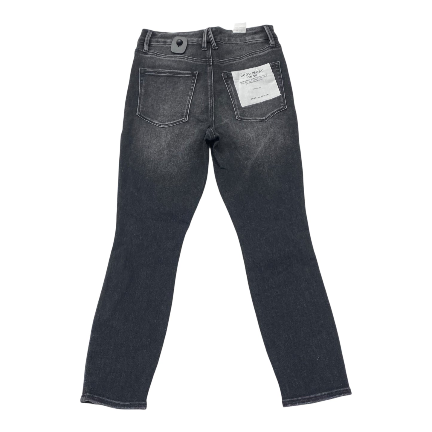 Jeans Straight By Good American In Grey Denim, Size:12