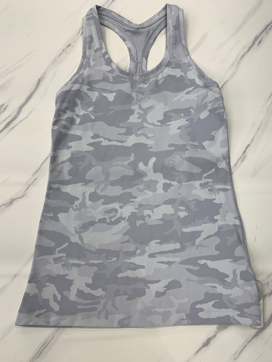 Athletic Tank Top By Lululemon In Grey, Size:6