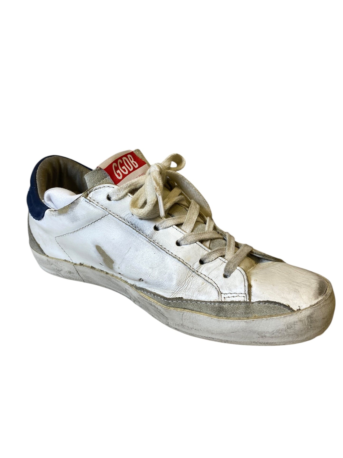 Shoes Luxury Designer By Golden Goose In White, Size: 6.5