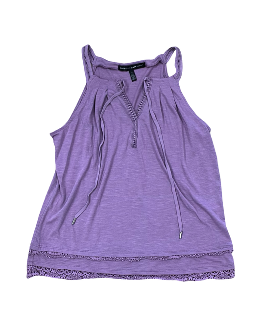 Top Sleeveless By White House Black Market In Purple, Size:S