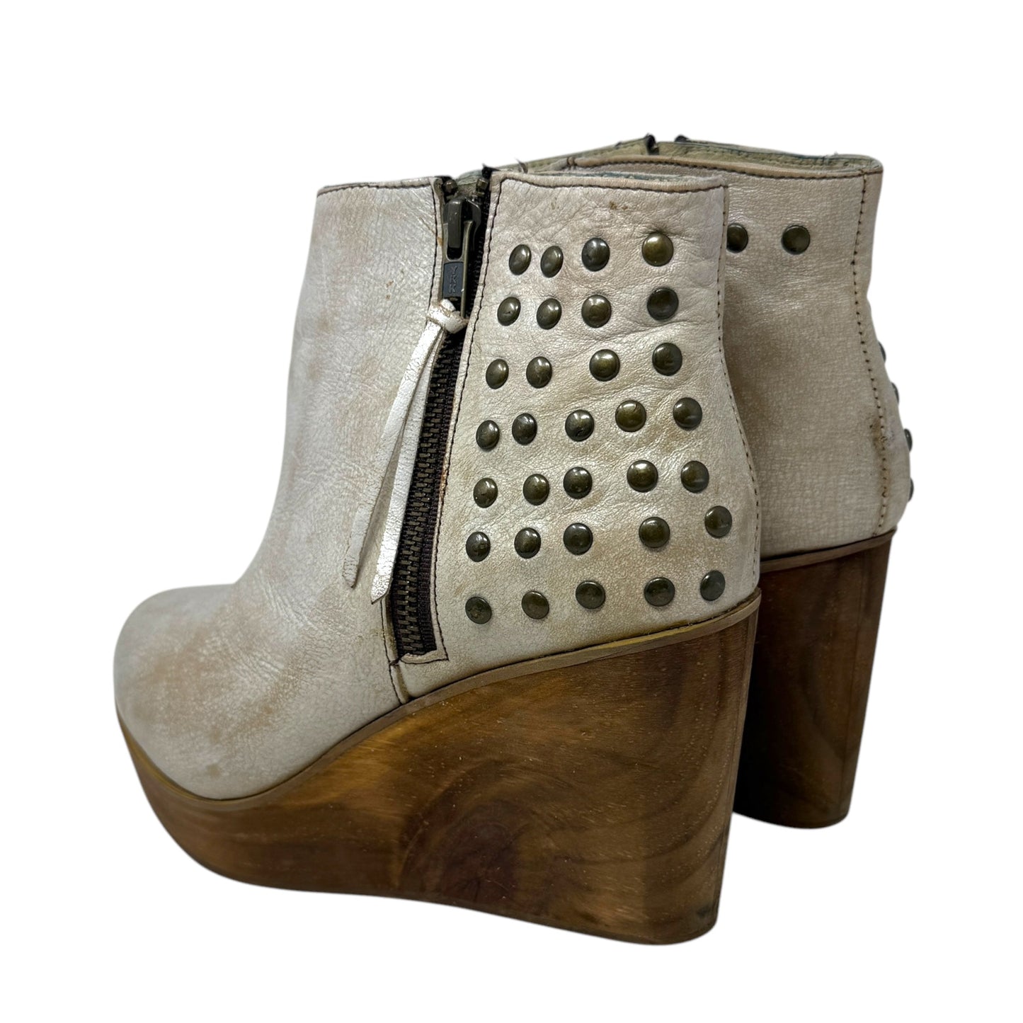 Cobbler Series Ghent Studded Bootie By Bed Stu In Nectar Luxe, Size: US 9.5/EU 39.5