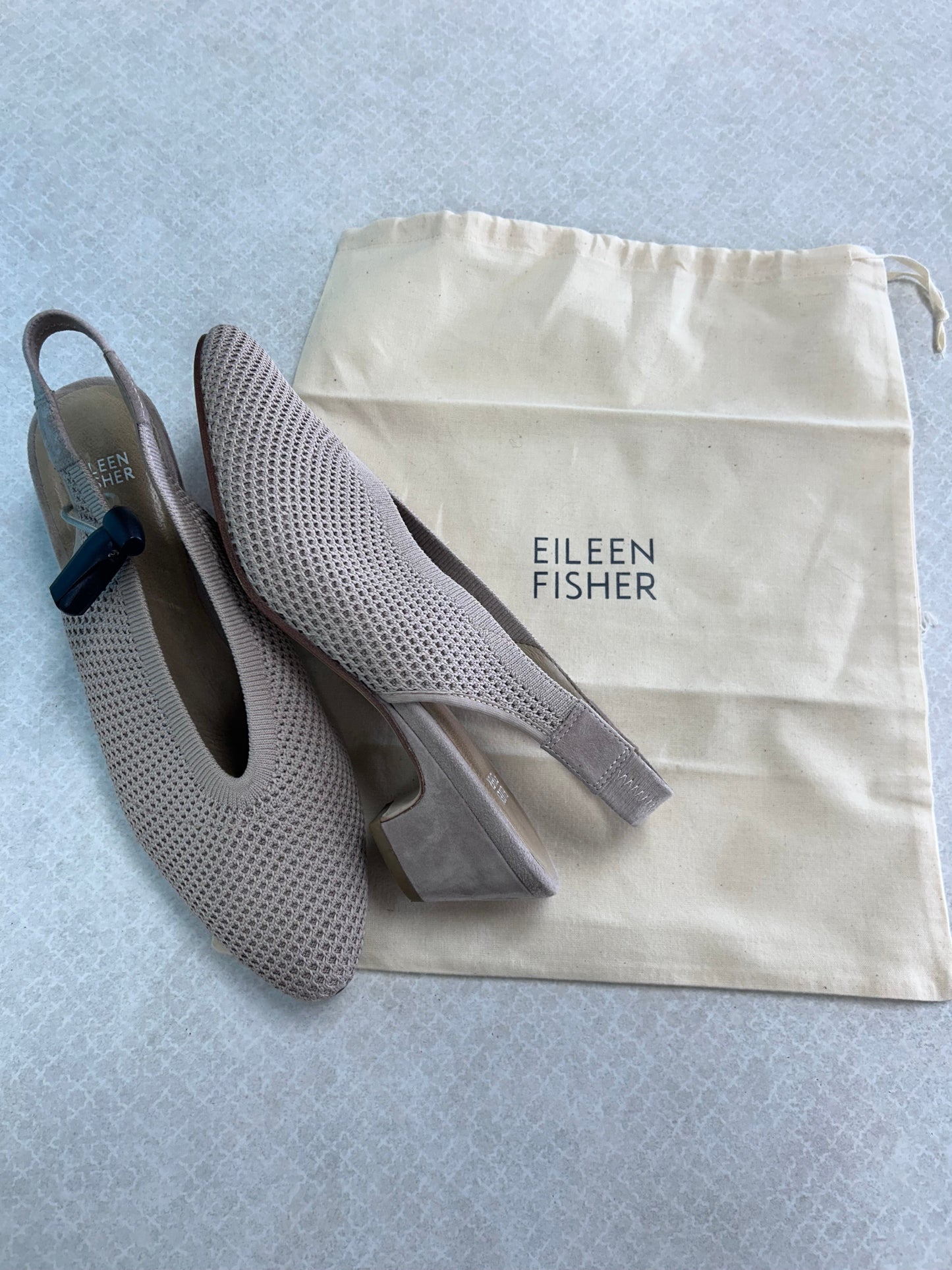 Shoes Heels Block By Eileen Fisher In Tan, Size:10
