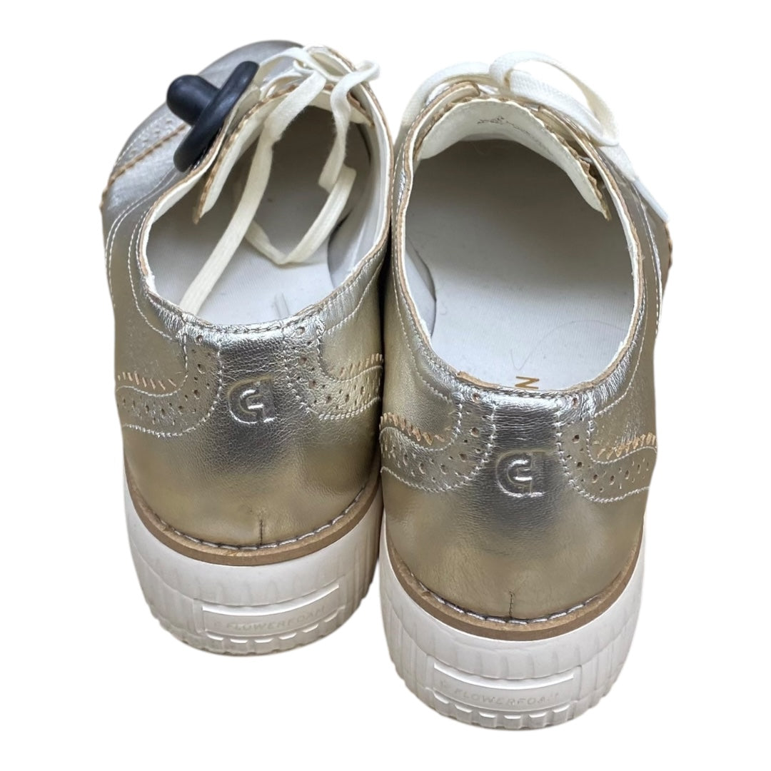 Shoes Sneakers By Cole-Haan In Gold, Size:10