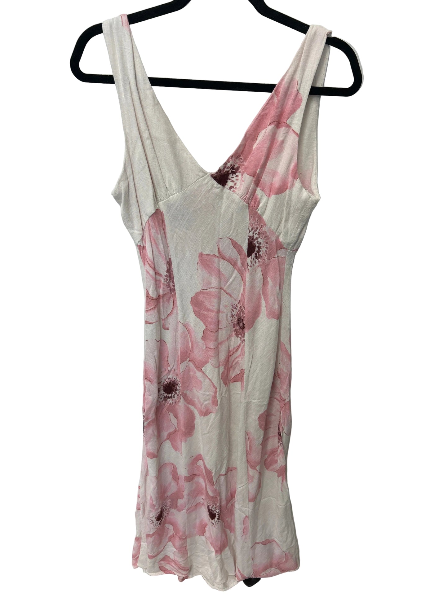 Dress Casual Maxi By Cmc In Pink & White, Size:M