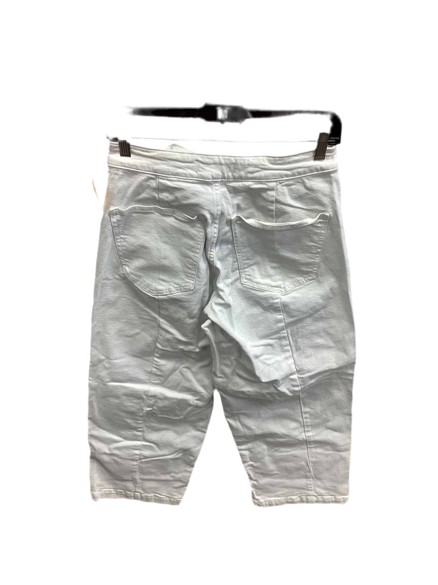 Jeans Wide Leg By Madewell In White Denim, Size:6