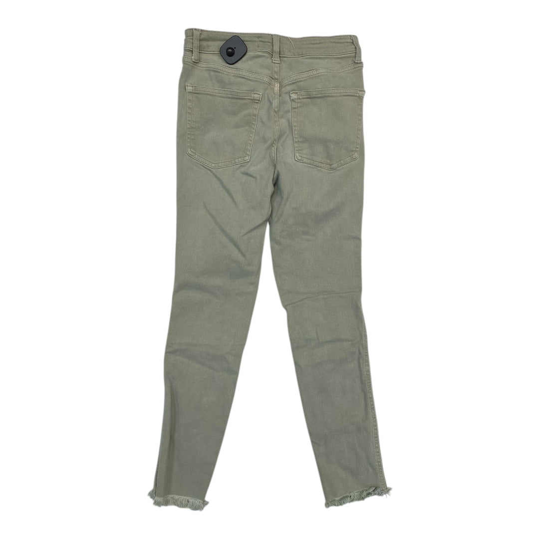 Jeans Skinny By Free People In Green, Size:4