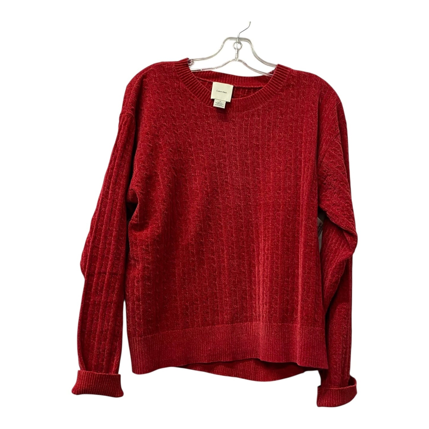 Sweater By Calvin Klein In Red, Size:L