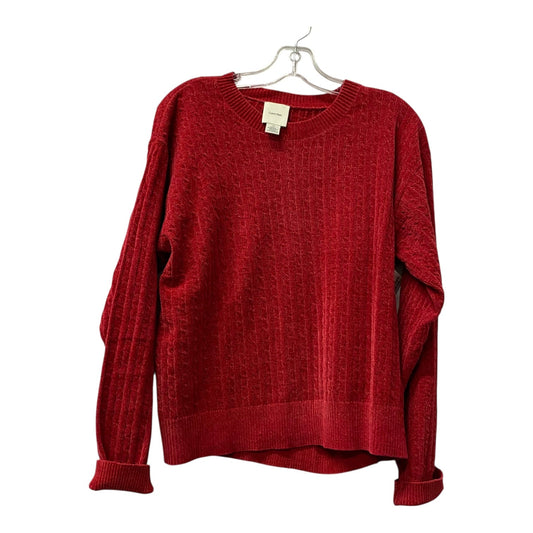 Sweater By Calvin Klein In Red, Size:L