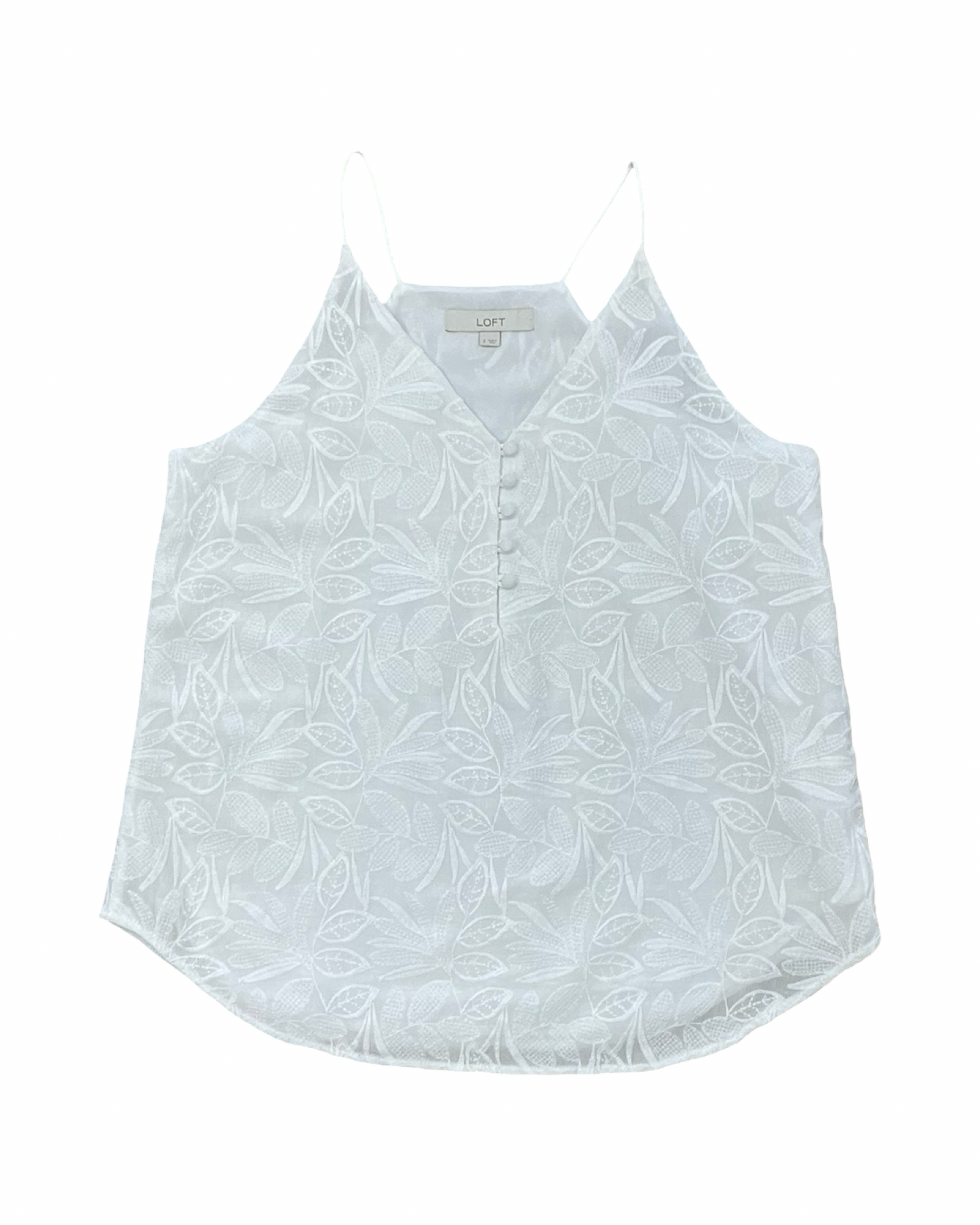 Top Cami By Loft In White, Size:S
